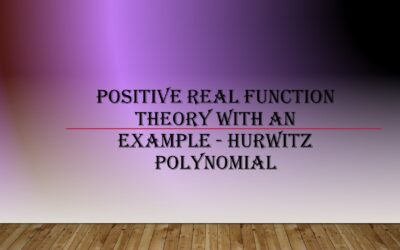 Positive Real Function Test